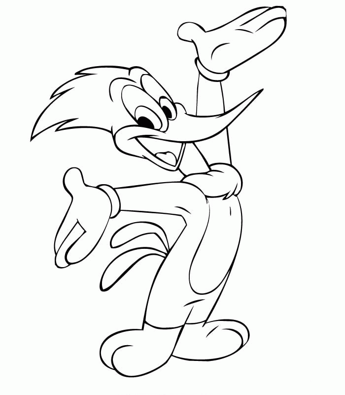 Woody Woodpecker Coloring Pages 7